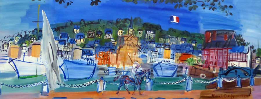 Les Yachts à Deauville - Raoul Dufy - 1938