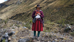 Herderin - Peru - Cordillera Huayhuash - trektocht