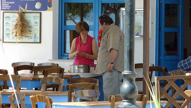 Eten en luieren in Mohlos