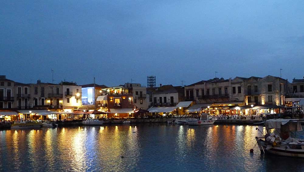 De smalle straatjes van Rethymnon