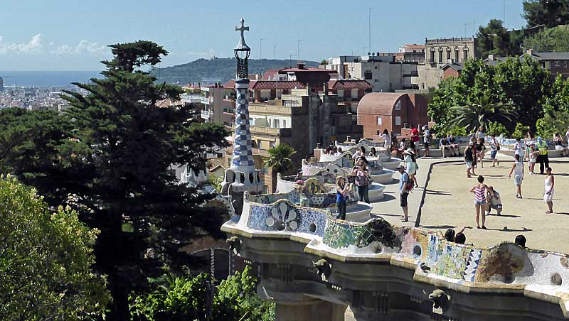 A walk in the park in Barcelona – Park Güell van Gaudí