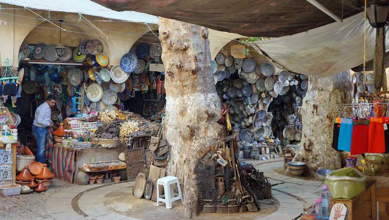 De oude hennasoek in Fez