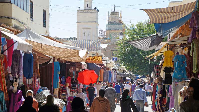 Stadswandeling van Bab Boujeloud naar de Grande Rue de Fès el-Jedid