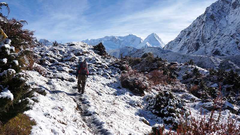 Kanchenjunga Trek Nepal, noordelijke en zuidelijke basecamp